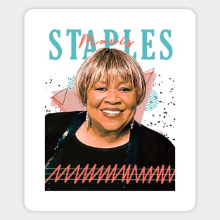 Mavis Staples Fan Art Retro Design // Vintage Magnet